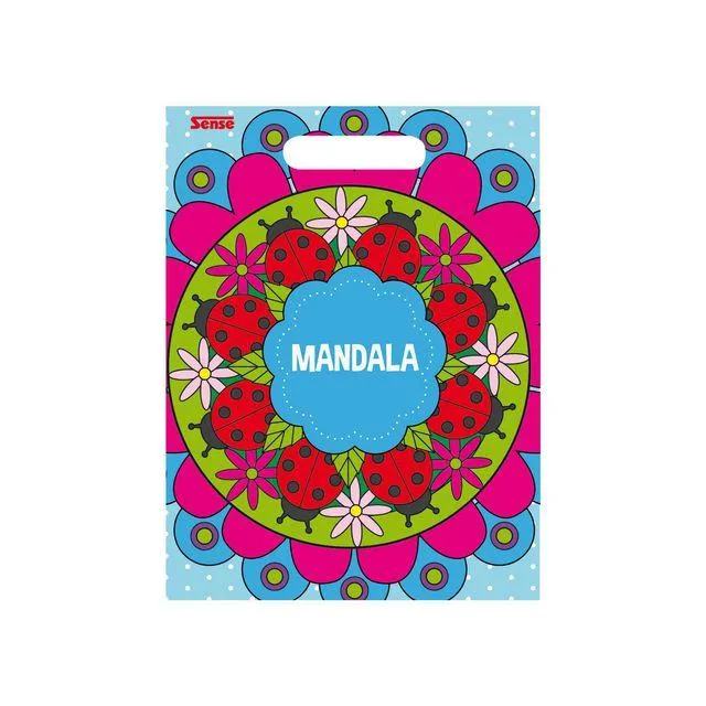 Målarbok Mandala 24 sidor