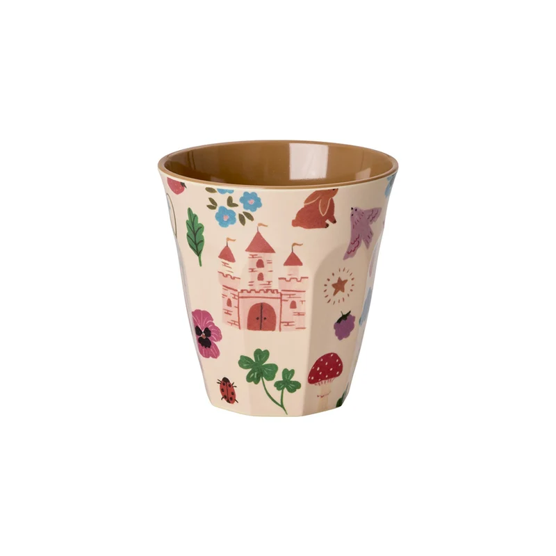 Rice DK Melamine Cup With Fairytale Print - Medium - 250 ml