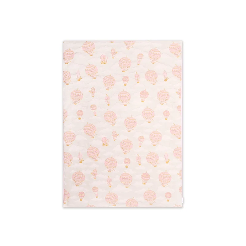 Atelier Choux Hot Air Balloons Jacquard Pink Blanket 70 x 100 cm