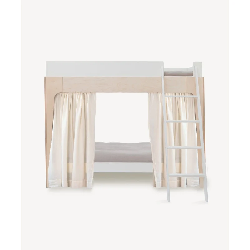 Oeuf Linen Curtain Set For Perch Loft/Bunk Bed - Off-White