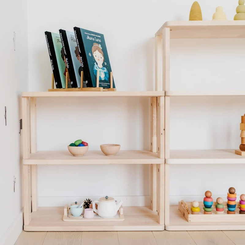 Modulär Montessori Hylla Mini - 3 Hyllplan