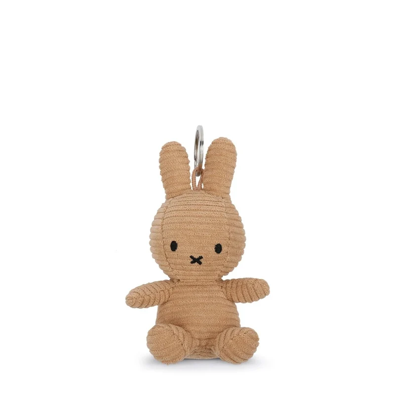 Miffy Keychain Eco Corduroy Beige - 10 cm - 4”