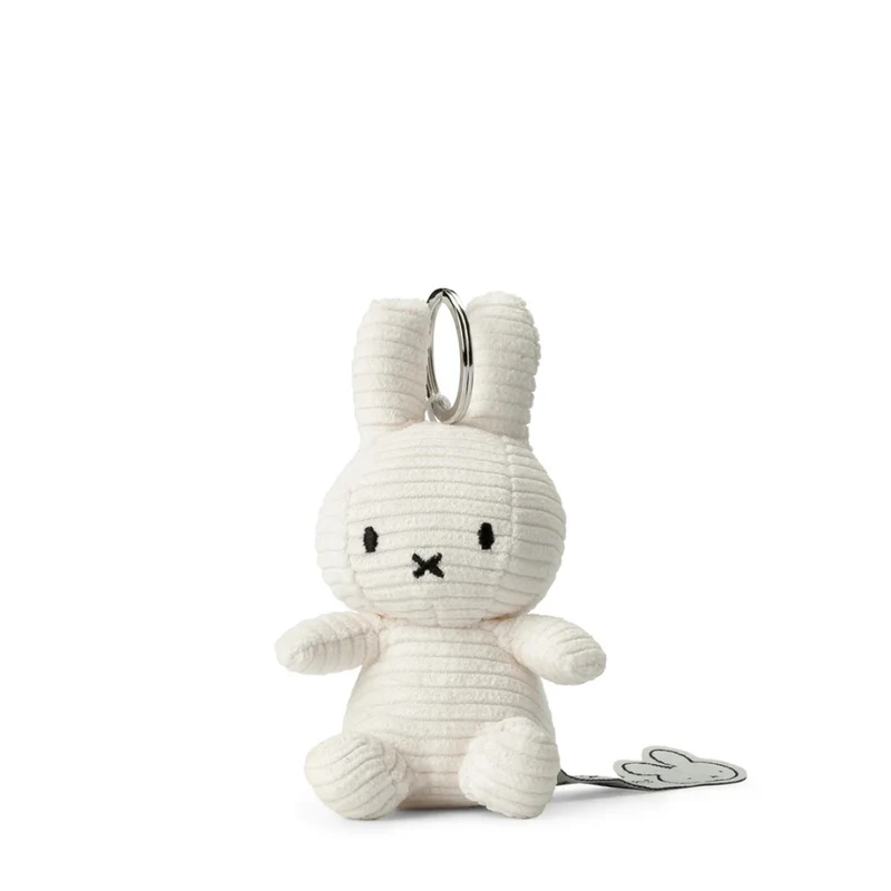 Miffy Keychain Eco Corduroy Offwhite - 10 cm - 4"