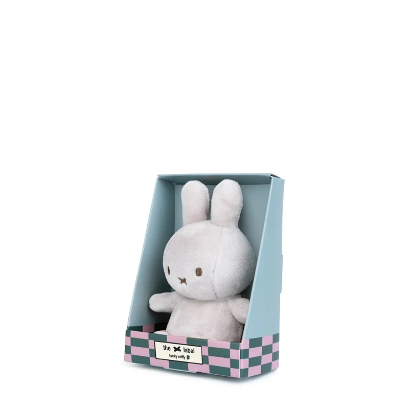 Miffy Lucky Miffy Grey in Giftbox - 10 cm - 4"