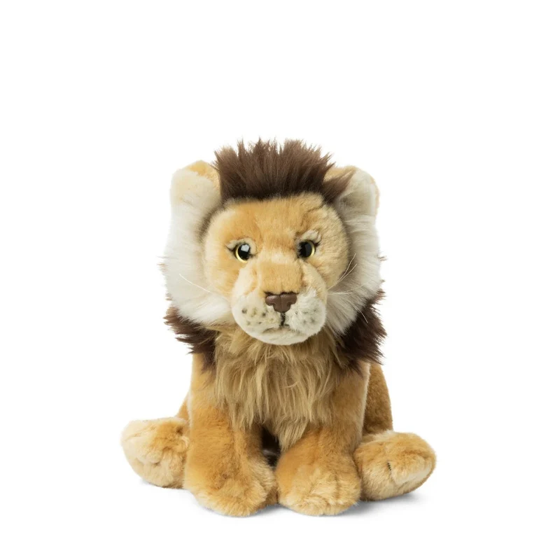 WWF Lion Floppy - Brown / Yellow - 23 cm - 9"