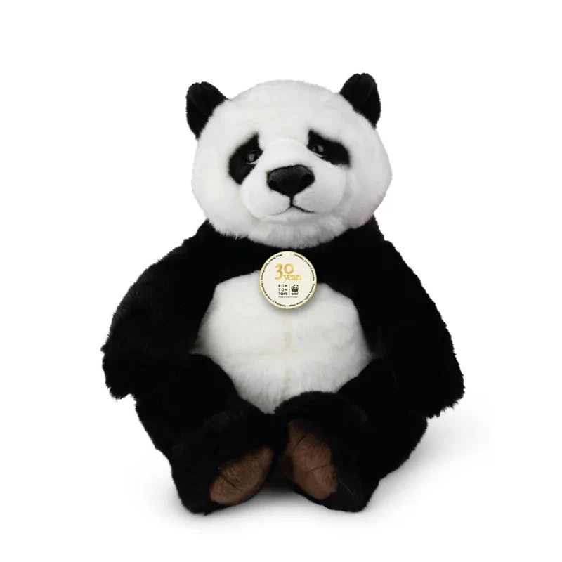WWF Panda Sitting - Black / White - 47 cm - 18,5"