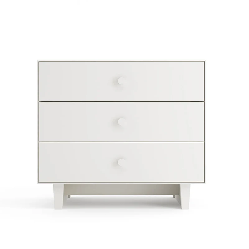 Oeuf 3 Drawer Dresser White - Rhea Base (Pre-Order; Est. Delivery in 6-10 Weeks)