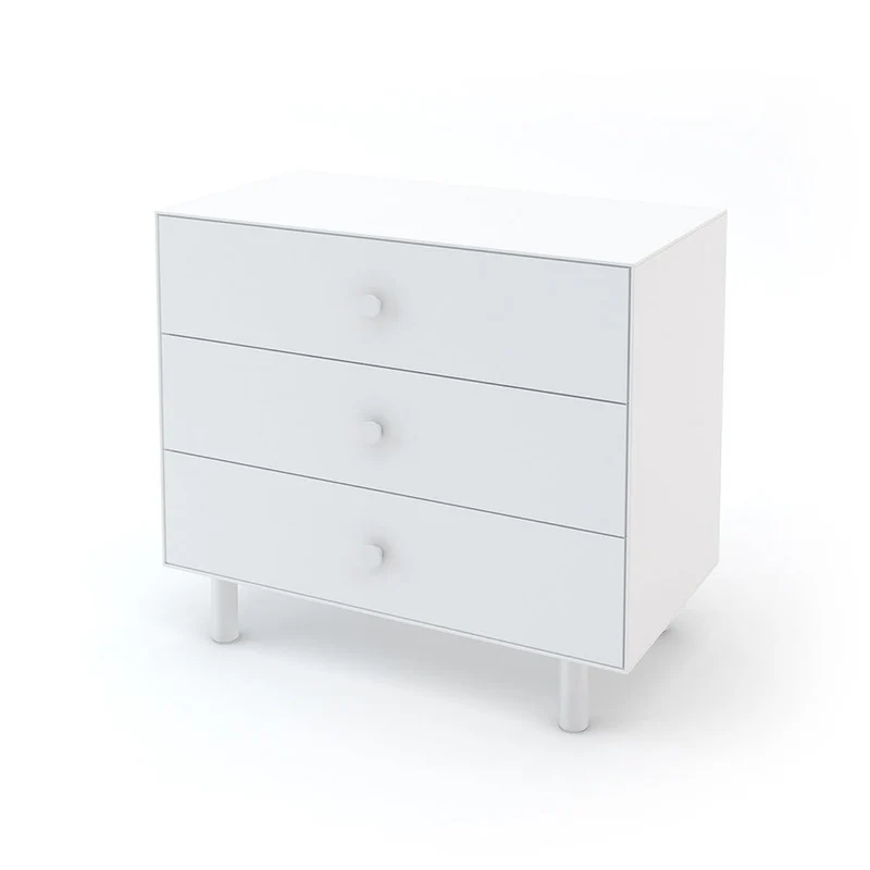Oeuf 3 Drawer Dresser White - Classic Base (Pre-Order; Est. Delivery in 6-10 Weeks)