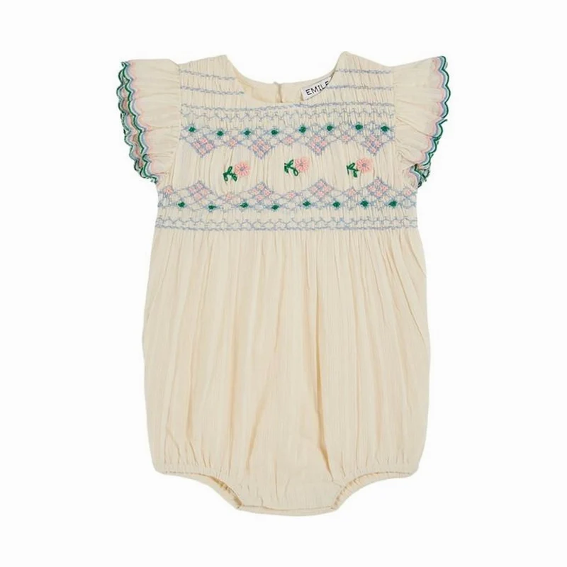 Emile et Ida Combibloomer Brode – Ecru
