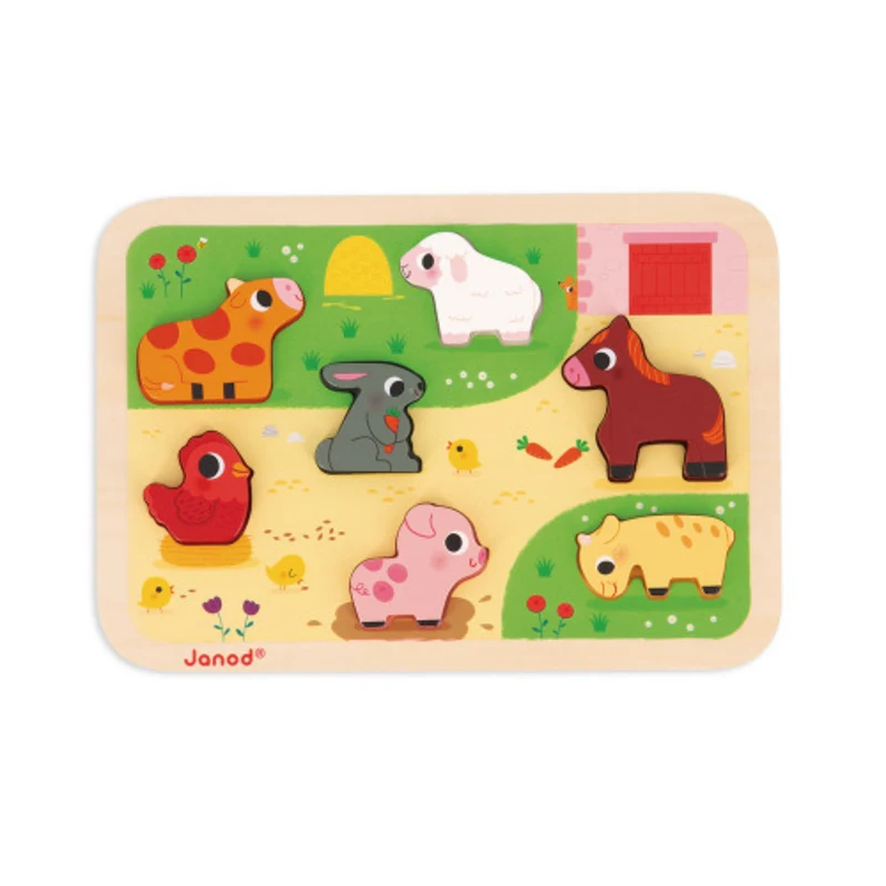 Janod “At the Farm” Chunky Puzzle