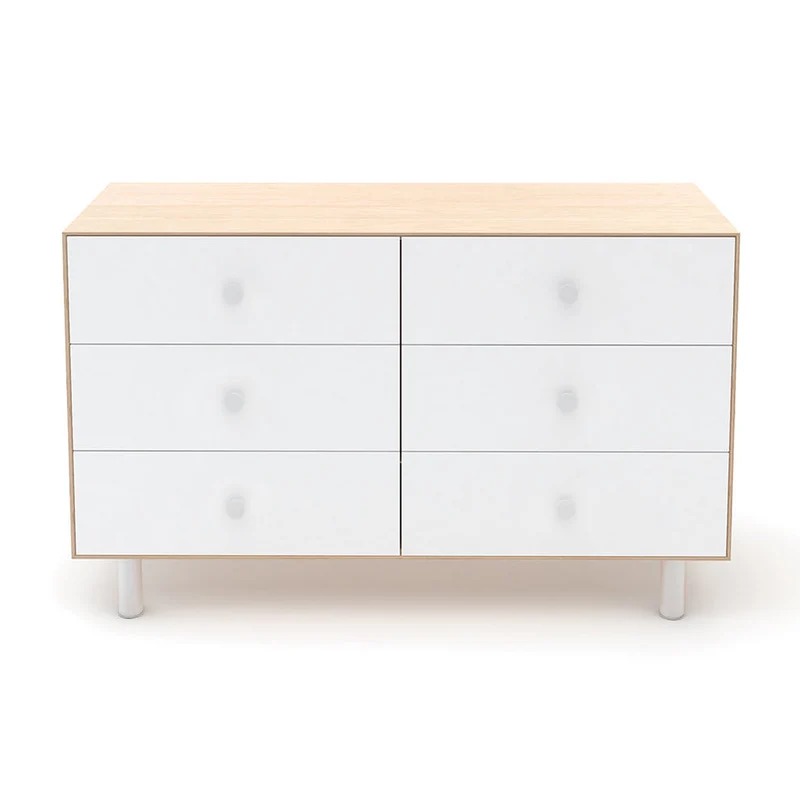 Oeuf 6 Drawer Dresser Birch - Classic Base (Pre-Order; Est. Delivery in 6-10 Weeks)