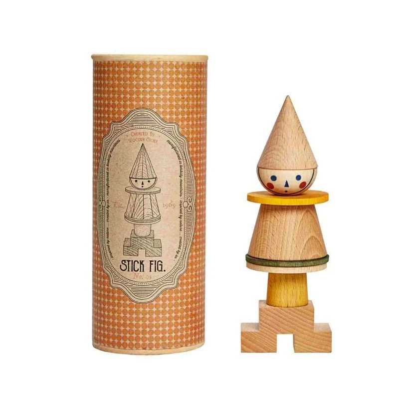 Wooden Story LALA figurpussel – gul