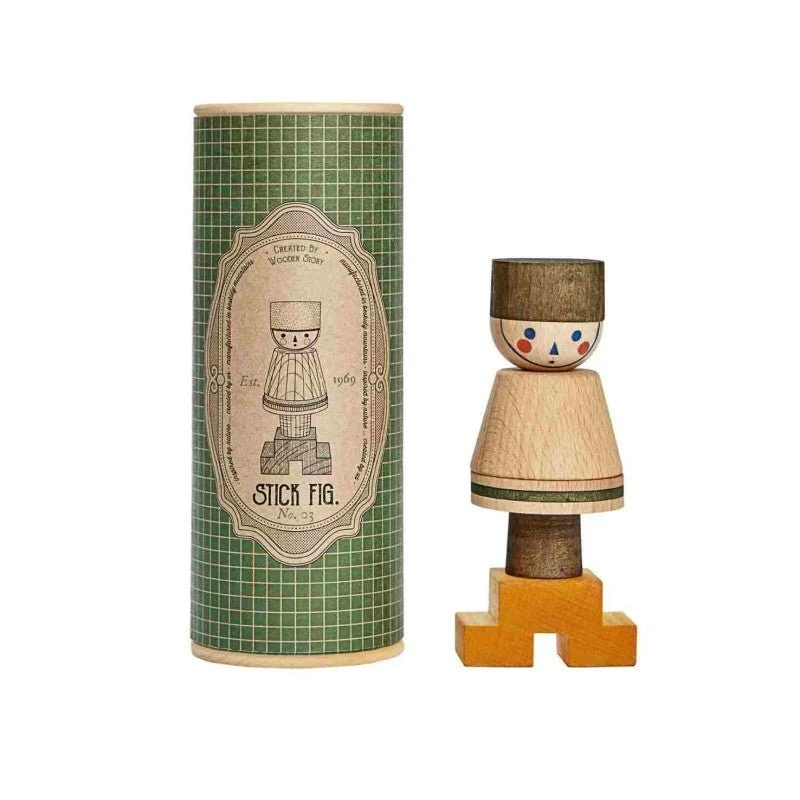Wooden Story LALA figurpussel – grön