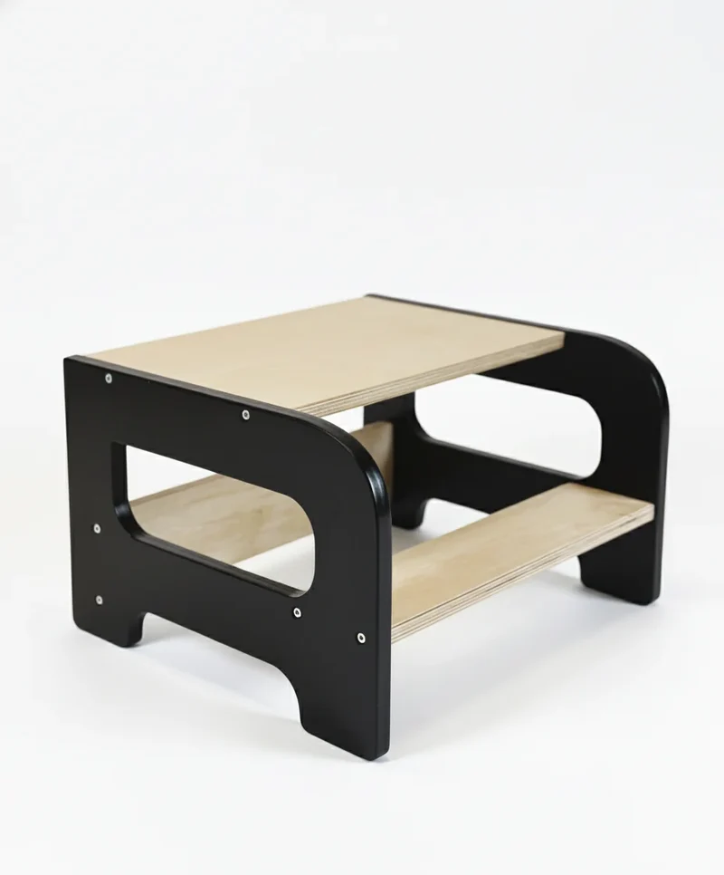 Montessori Kinderhocker aus Holz – Tritthocker & Sitzhocker