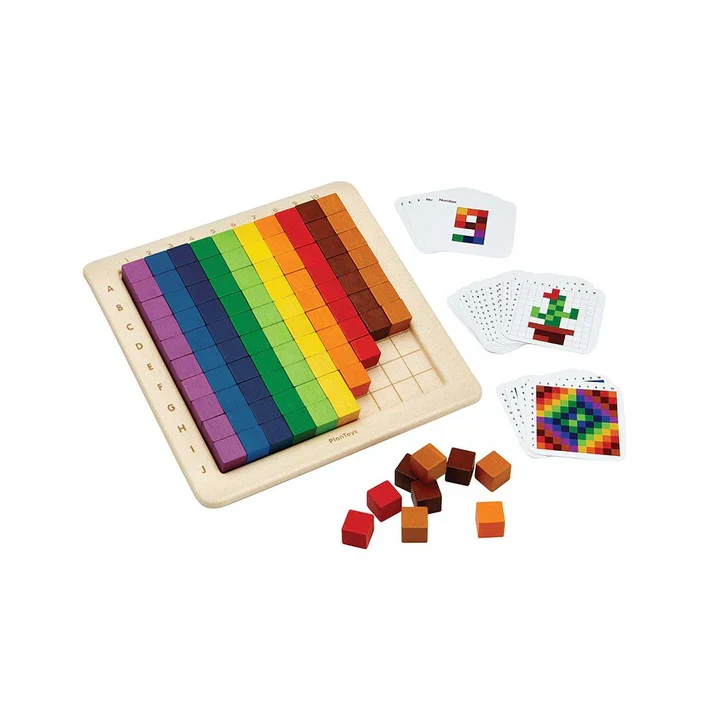 Montessori Zählwürfel – Buntes Mathematik Lernspielzeug aus Holz