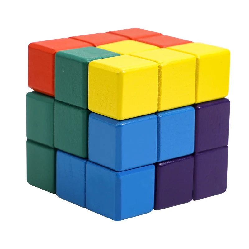 Klassensatz SOMA-Würfel aus Holz – 3D Gehirntraining & Mathematikspielzeug