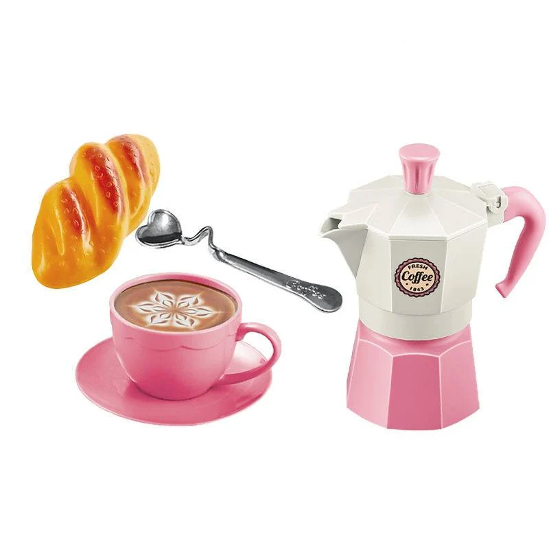 Montessori Holz Kaffee Spielzeug Set – Rollenspiel Küche ab 3 Jahren