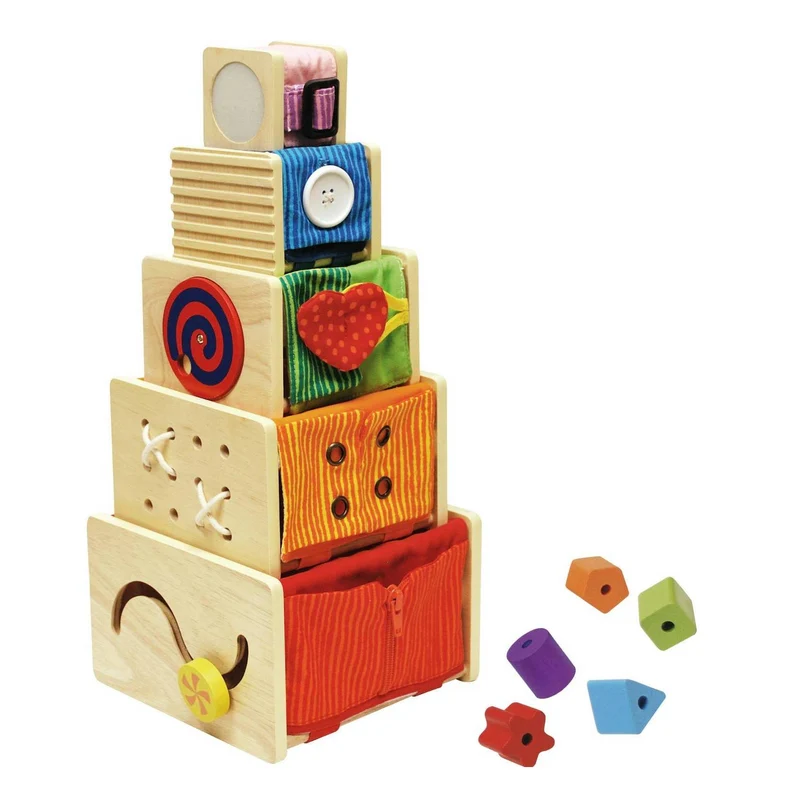 Montessori Stapelwürfel – Übungen des täglichen Lebens