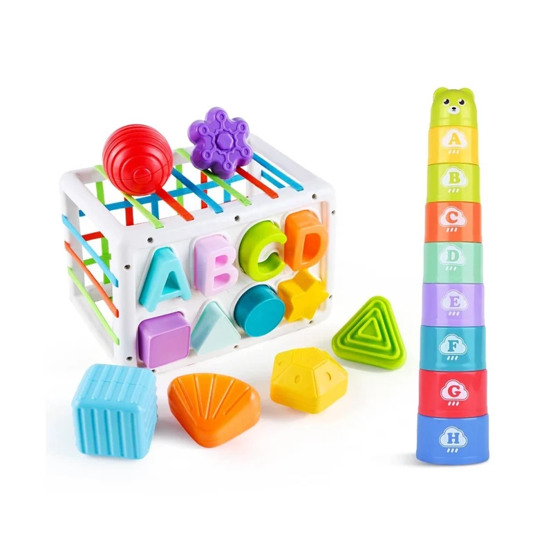 Montessori Form Sortierer Baby – Lernspielzeug & Motorikspiel