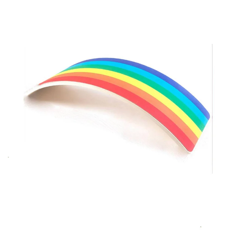 Regenbogen Wackelbrett – Montessori Balance Board Holz