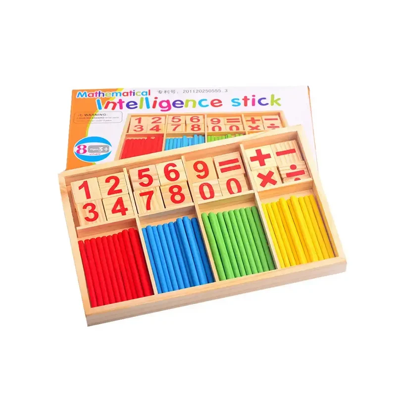 Montessori Mathematik Spielzeug – Zahlen und Stäbchen