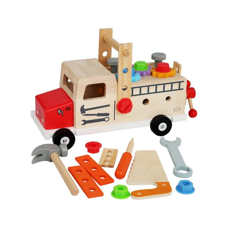 Montessori Holzspielzeug – Spiel mit verschiedenen Elemente für Kinder