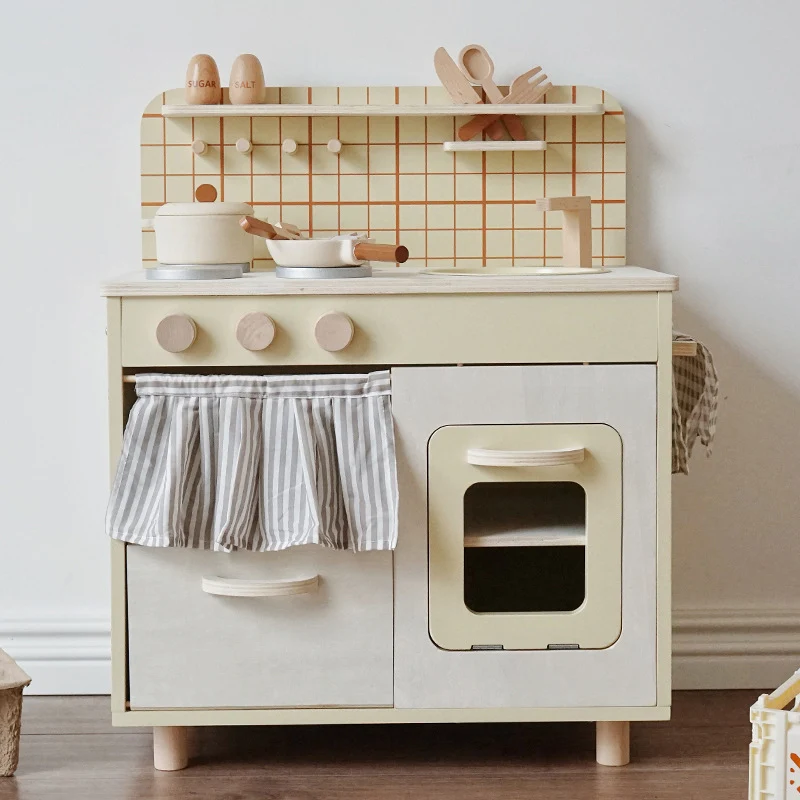 Kinderküche aus Holz – Nordisches Spielküche Set