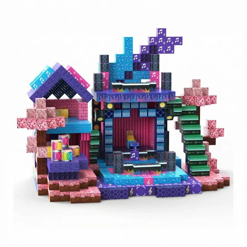 Magnetische Bausteine „Electric Carnival“