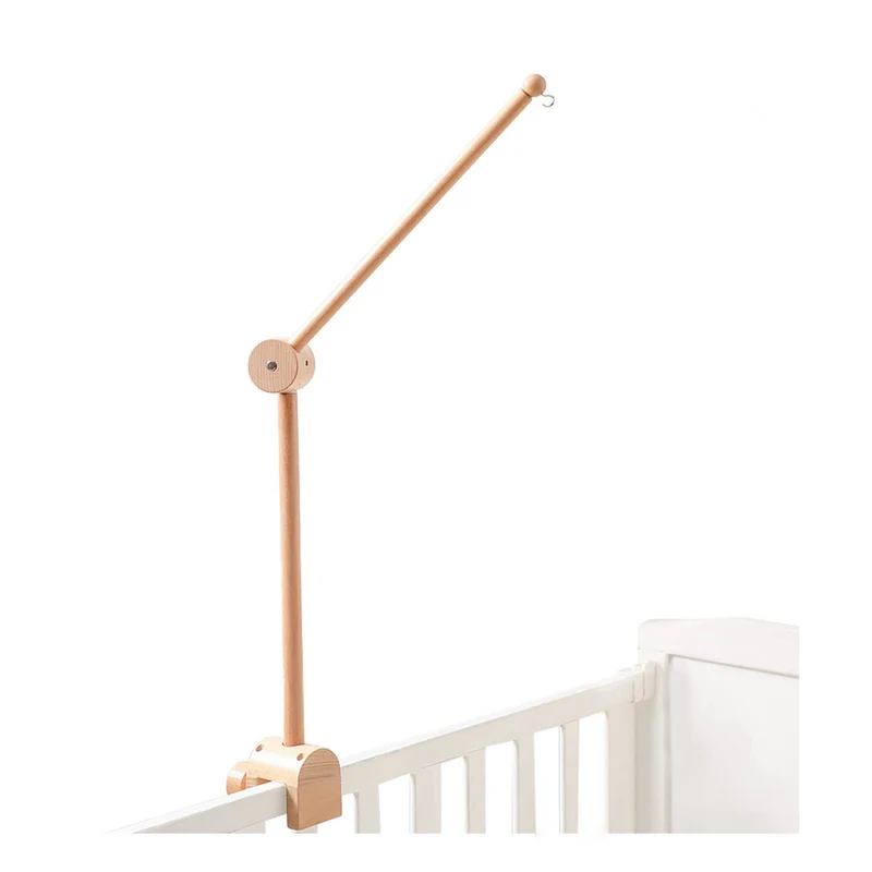 Mobile-Halter fürs Babybett – höhenverstellbar durch Drehung, stabil & leise