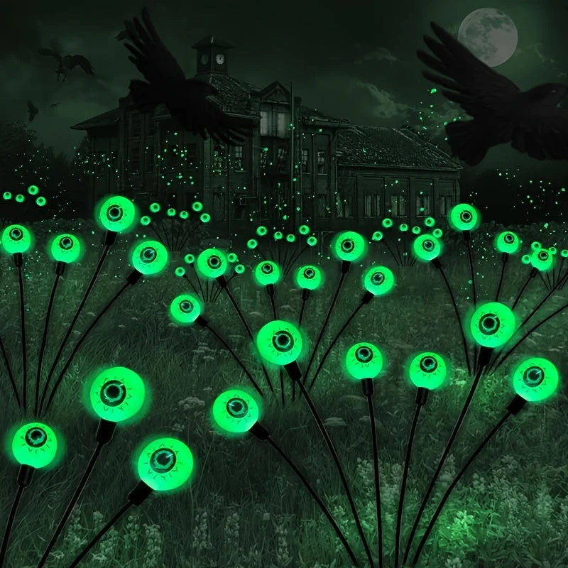 Trädgårdslampor Solenergi LED Halloween Orbs