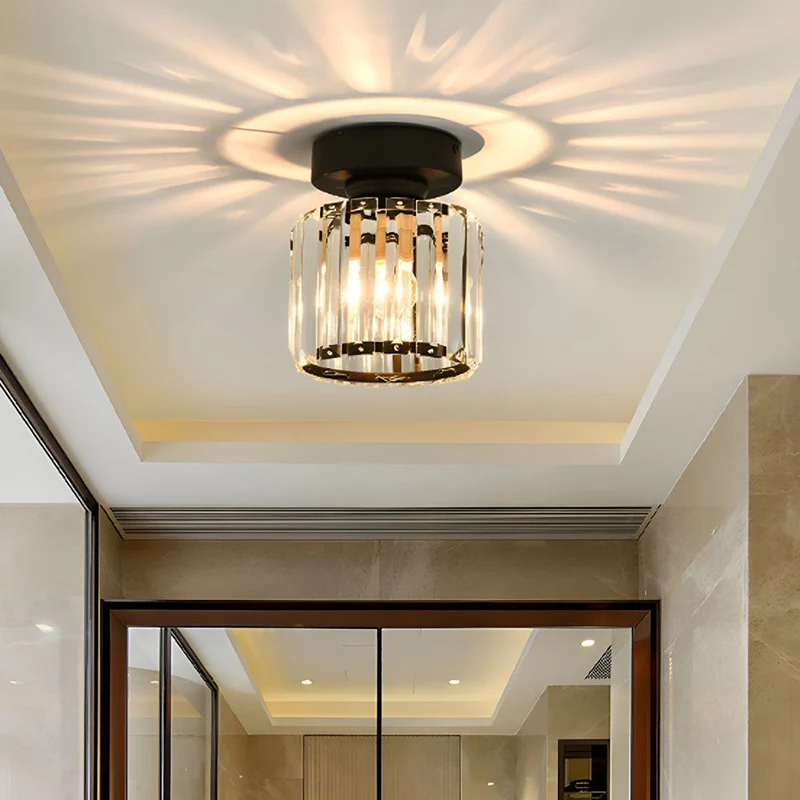 Taklampa Kristall Flush Mount Modern Armatur