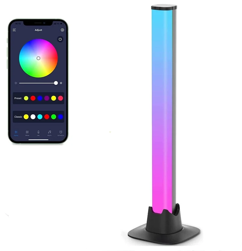Rhythmiska RGB LED-ljusrör