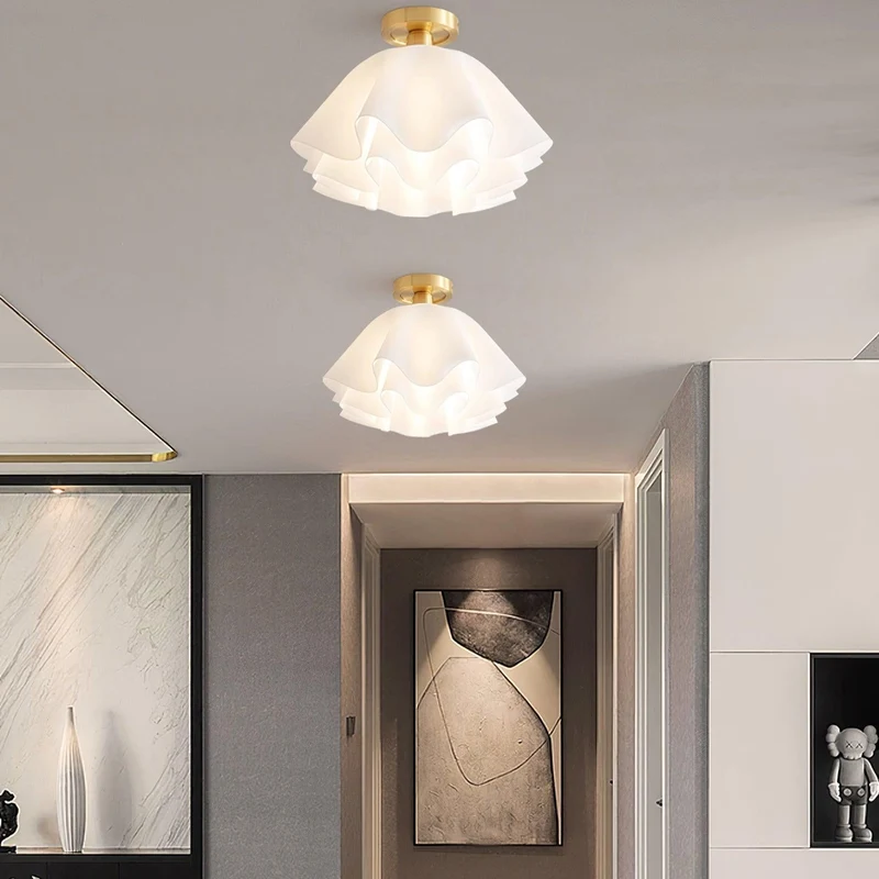 Taklampa Modern Koppar LED Armatur