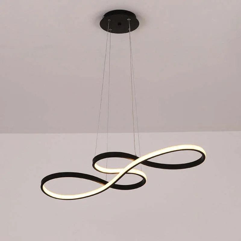 Taklampa modern aluminium pendel ljuskrona