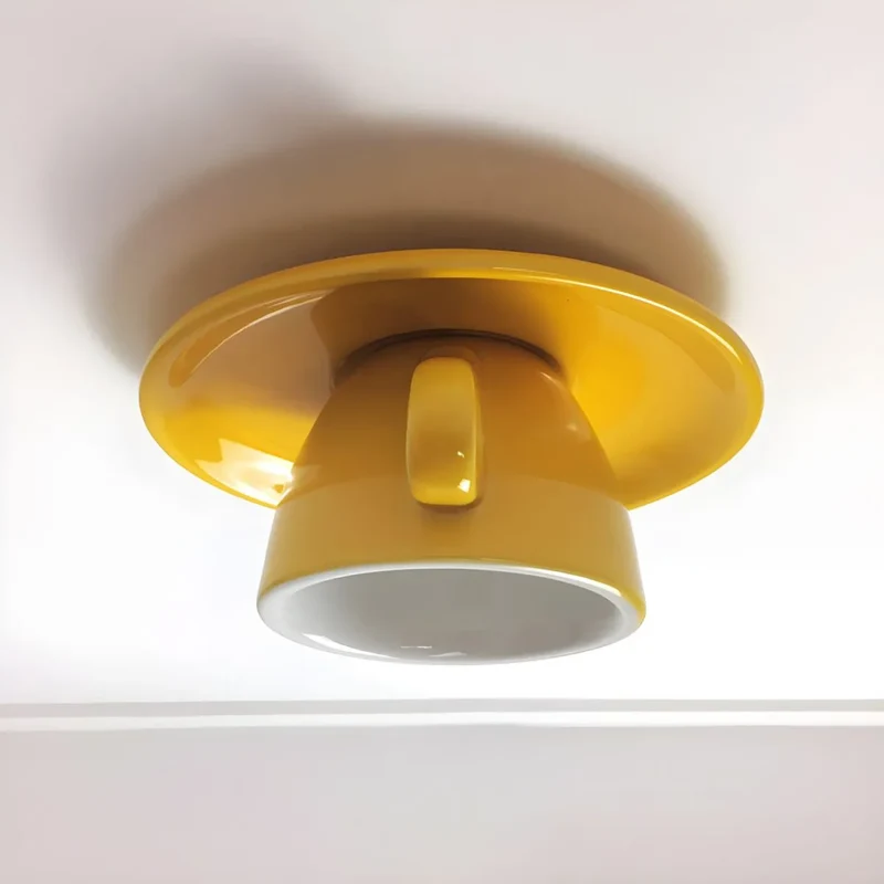 Taklampa Keramikkoppdesign för sovrum