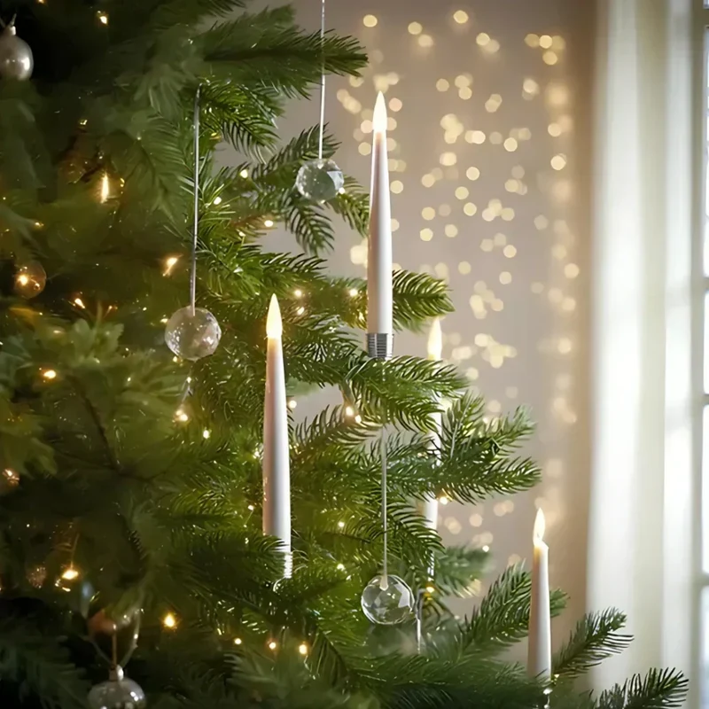 Julgransbelysning med fladdrande LED-ljus