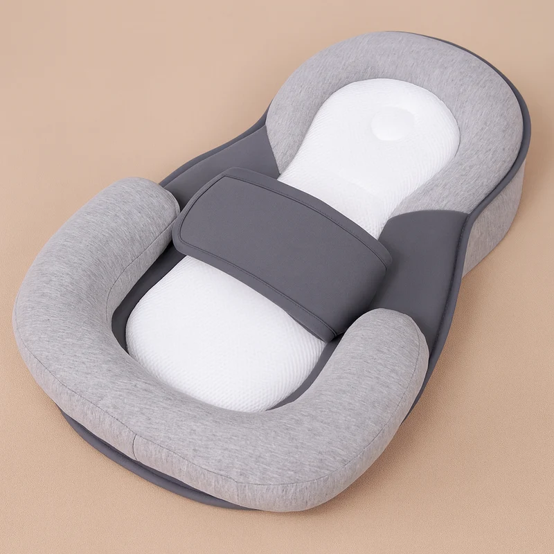 Ergonomisk Baby Kilepude med Antirefluks Støtte