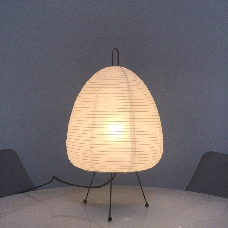Japansk Papirlampe med Blødt Lys og Stabilt Design