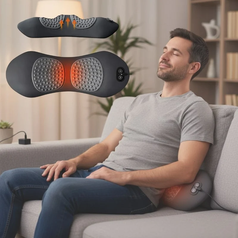 Rygmassager med Varme & Vibration – Lindrer Smerte & Forbedrer Holdning