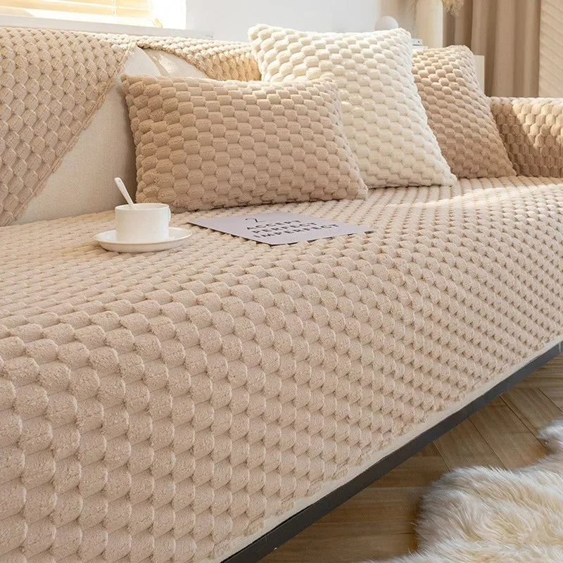 Vintervenligt Sofaovertræk i Blødt, Skridsikkert Design
