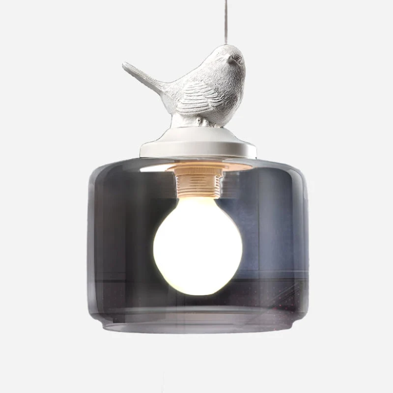 Energibesparende LED-hængelampe med fugleinspireret design