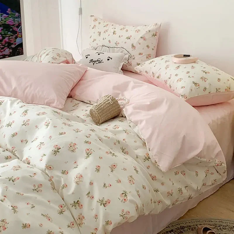 Blomster Sengetøjssæt i Polyester - Ultimativ Komfort