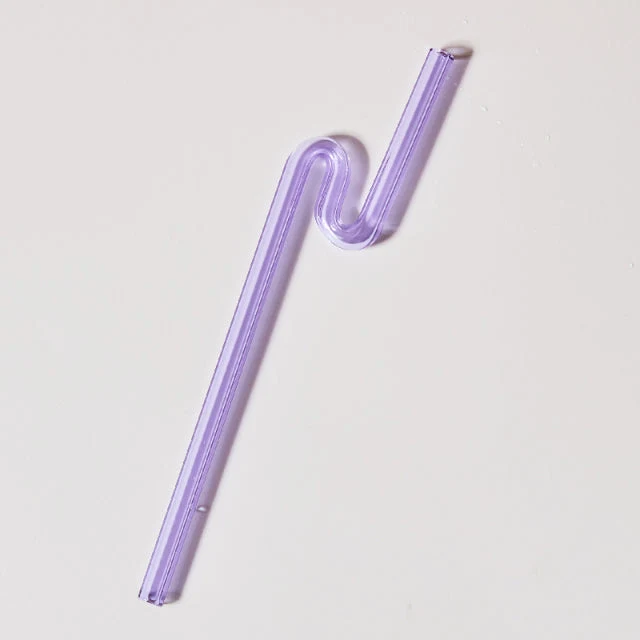 Farverig Miljøvenlig Genanvendelig Glasst straw