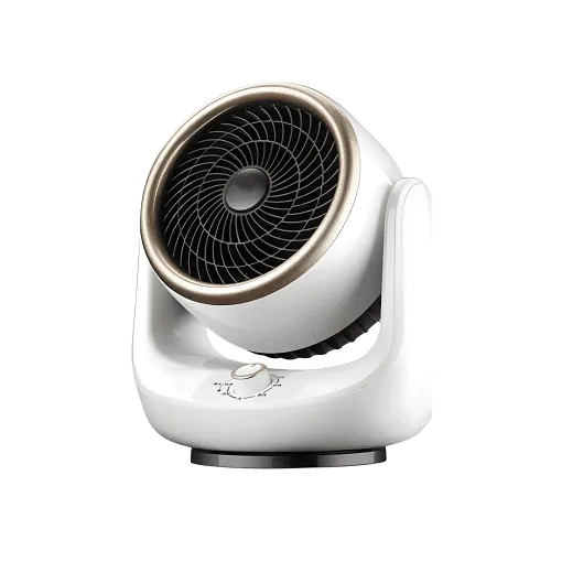 Bærbar Stille Luftcirkulationsventilator | Fjernbetjening, 360° Rotation & Justerbar Hastighed for Komfort Hele Året