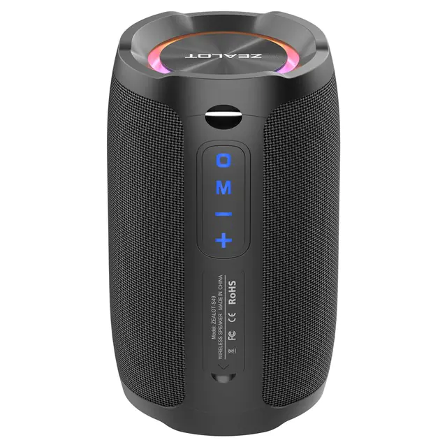 Zealot S49 Bluetooth Højttaler – 360° Lyd, 20W Effekt
