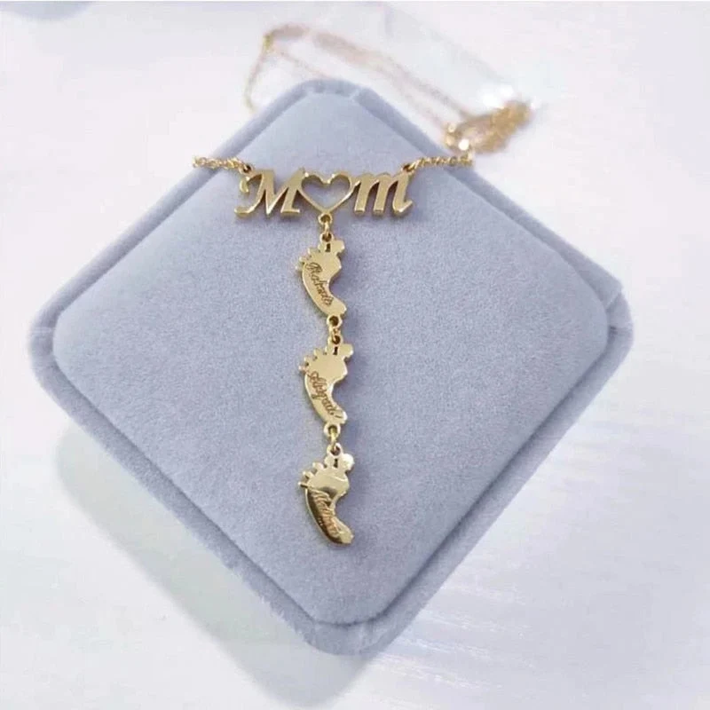 Baby Feet Mom Halsband