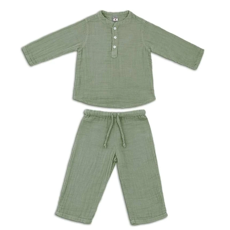 Numero 74 Organic Cotton Dan Suit Sage Green