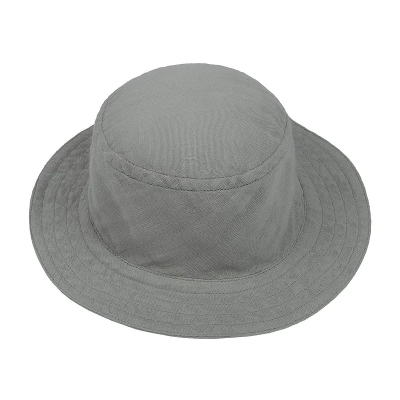 Numero 74 Organic Cotton Andy Bucket Hat Silver Grey