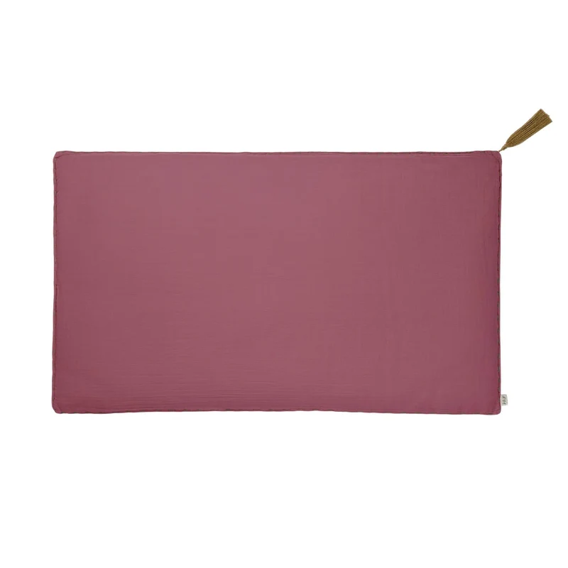 Numero 74 Organic Cotton Cushion Cover Plain Baobab Rose
