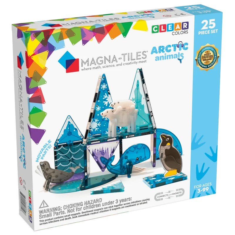 MAGNA-TILES Arctic Animals 25 Piece Set